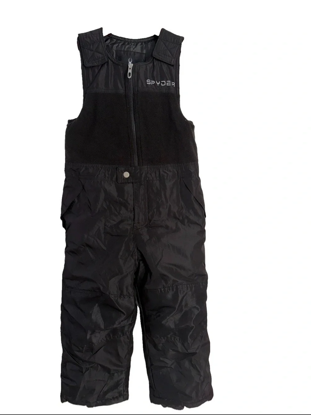 Spyder Snow Bibs Overalls Youth Size 6 Black Insulated Winter Outdoors Play Snow